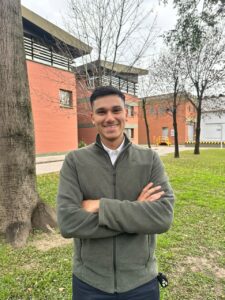Santiago Figueroa, Responsable de Riego y Nutrición, en oficinas de Citrusvil, Cevil Pozo, Tucumán